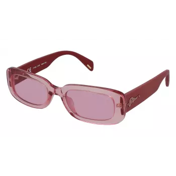Okulary przeciwsłoneczne POLICE dla kobiet SPLA17530776 Havana Acetate Brązowe Szkła 53mm