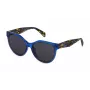 Okulary przeciwsłoneczne POLICE damskie SPLC22E58097D Havana Brązowe Kwadratowe Acetat 58mm UV400