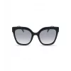 Okulary przeciwsłoneczne POLICE damskie SPLG19-540700 czarna oprawka acetatowa kwadratowa szare szkła 54mm