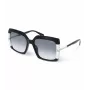Okulary przeciwsłoneczne POLICE dla kobiet SPLG23M570700 Geometryczne czarne oprawki acetatowe szare soczewki poliwęglanowe 57mm