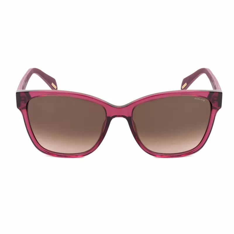 Okulary przeciwsłoneczne Police dla kobiet SPLG44560G64 - Czarna oprawka, szare gradientowe szkła, 56mm
