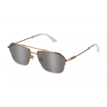 Okulary przeciwsłoneczne damskie Police SPLL18M568FFG - Oprawka acetatowa, ochrona UV400, soczewki 56 mm