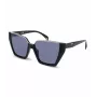 Okulary przeciwsłoneczne POLICE dla kobiet SPLL33-570700 - Prostokątna oprawka acetatowa, szare soczewki poliwęglanowe, ochrona UV400, szerokość soczewki 57 mm