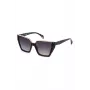 Okulary przeciwsłoneczne POLICE damskie SPLL33V570869 - Oprawka acetatowa kwadratowa, soczewki gradientowe szare, ochrona UV400