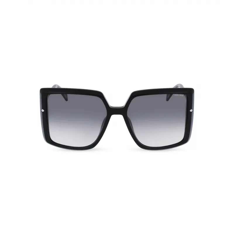 Okulary przeciwsłoneczne POLICE damskie SPLL96M560700 Oprawka acetatowa kocie oko UV400 soczewki szare 56mm