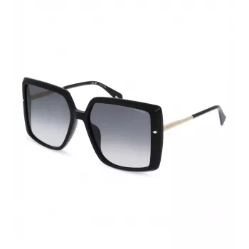 Okulary przeciwsłoneczne POLICE damskie SPLL96M560700 Oprawka acetatowa kocie oko UV400 soczewki szare 56mm