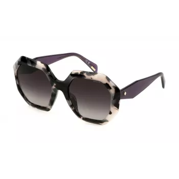 Okulary przeciwsłoneczne damskie Police SPLM10-540M65 oprawka Havana acetatowa soczewka brązowa 54mm