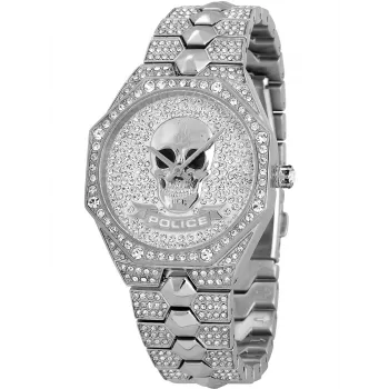 Zegarek damski POLICE PL16027BS.04M 36mm Stal nierdzewna Szara tarcza Srebrna bransoleta