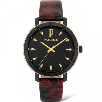 Zegarek damski POLICE PL16033MSBG02 35mm Stal nierdzewna Gunmetal Kwarcowy Analogowy