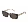 Okulary przeciwsłoneczne POLICE Women SPLG21-5307UX - czarna oprawka acetatowa, szare soczewki poliwęglanowe, ochrona UV400, 53/22/140 mm