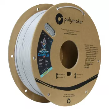 Polymaker CosPLA Version A filament PLA 1.75mm biały 1kg – łatwy do szlifowania i malowania