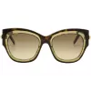 Okulary przeciwsłoneczne POMELLATO dla kobiet PM0008S-001 - czarna oprawka acetatowa, szare soczewki, 52 mm