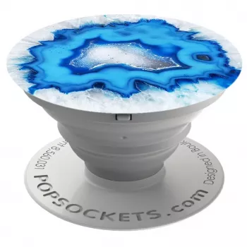 PopSockets Original PopGrip Uchwyt i Podstawka do Telefonu - Ice Blue Agate