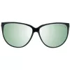 PORSCHE DESIGN Damskie Okulary Przeciwsłoneczne P8588-61A - Czarna Oprawka, Szare Szkła, 61/13/135 mm