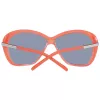 PORSCHE DESIGN Okulary przeciwsłoneczne damskie P8603-66A Tytan Złoty Pilot Aviator Szary Gradient UV400