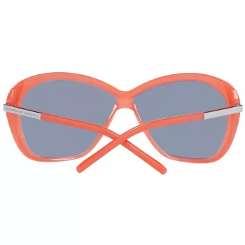 PORSCHE DESIGN Okulary przeciwsłoneczne damskie P8603-66A Tytan Złoty Pilot Aviator Szary Gradient UV400