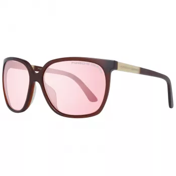 PORSCHE DESIGN Okulary przeciwsłoneczne damskie P8589-60B Czarny/Szary 60/15/135 mm