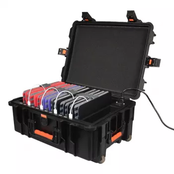 PORT Charging Suitcase 12 Bay – Bezpieczna mobilna stacja ładująca i synchronizująca do tabletów i smartfonów