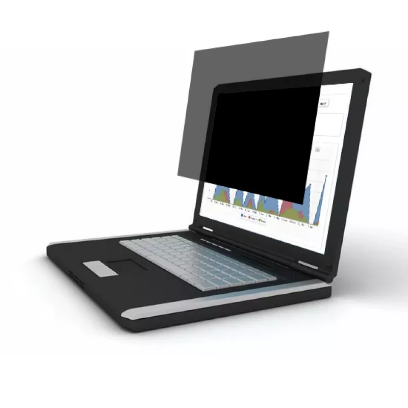 Port Connect 2D Professional Privacy Filter 15.6 inch (16:9) | Anti-Glare, Anti-Scratch, Blue Light & UV Protection | Removable Adhesive & Slide Mounts | Reversible Matte/Glossy