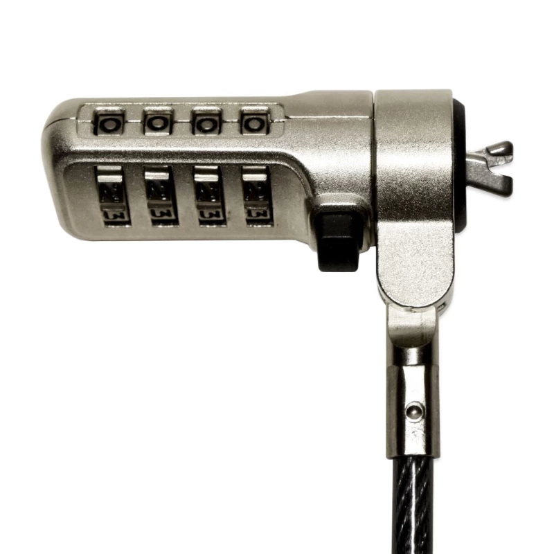 Port Connect Nano Slot Security Combination Cable - 1,8 m pleciona stal, zamek Kensington