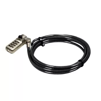 Port Connect Nano Slot Security Combination Cable - 1,8 m pleciona stal, zamek Kensington