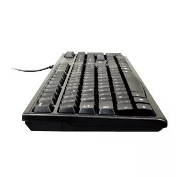 Port Connect Office Budget Wired Keyboard - Czarny