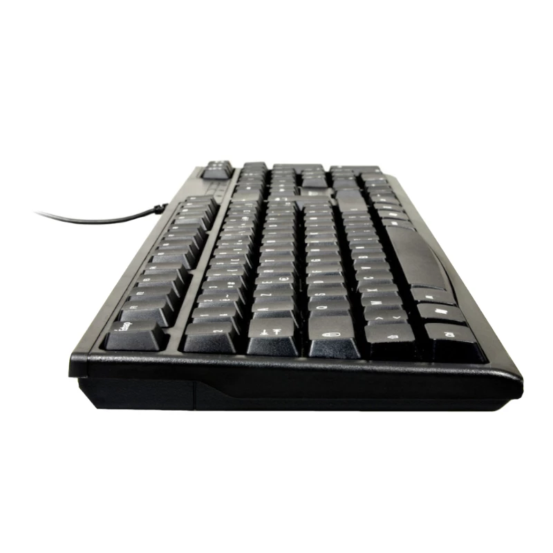 Port Connect Office Budget Wired Keyboard - Czarny