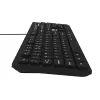 Port Connect Tough Office USB Keyboard - Czarny