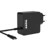 Port Connect Type C 45W Universal Notebook Adapter – USB-C PD 3.0, 5V-20V, Czarny