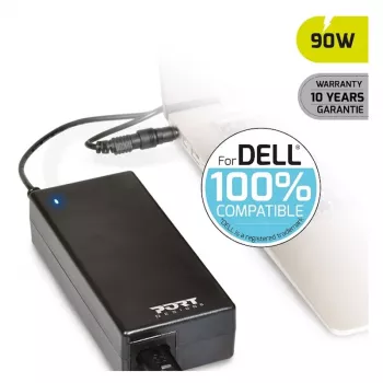 PORT DESIGNS Port Connect 90W zasilacz do notebooka Dell - Czarny