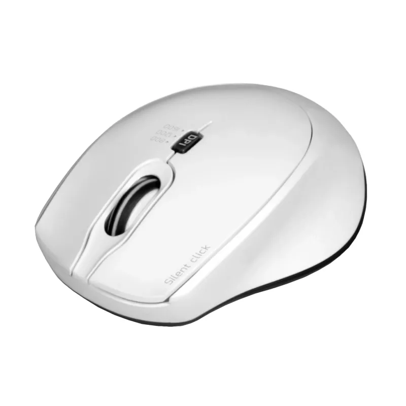 Port Designs Port Connect Silent 1600DPI 3 Przyciskowa Mysz Bezprzewodowa - Biała