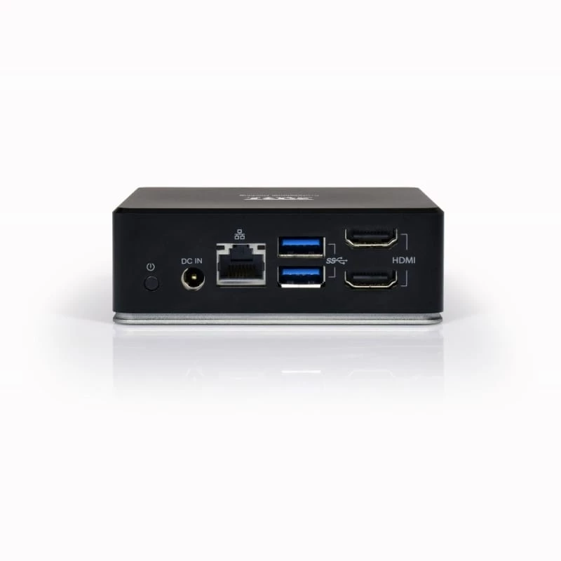 PORT USB-C 11-w-1 Multiport Hub Docking Station - 2x HDMI 4K, 3x USB-A, USB-C PD 100W, RJ45 Gigabit Ethernet, Audio Jack - Czarny