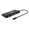 PORT USB-C Docking Station 11-in-1 Hub z 4K HDMI, VGA, Gigabit Ethernet, 100W PD, USB 3.1, SD/MicroSD, Audio - Czarny