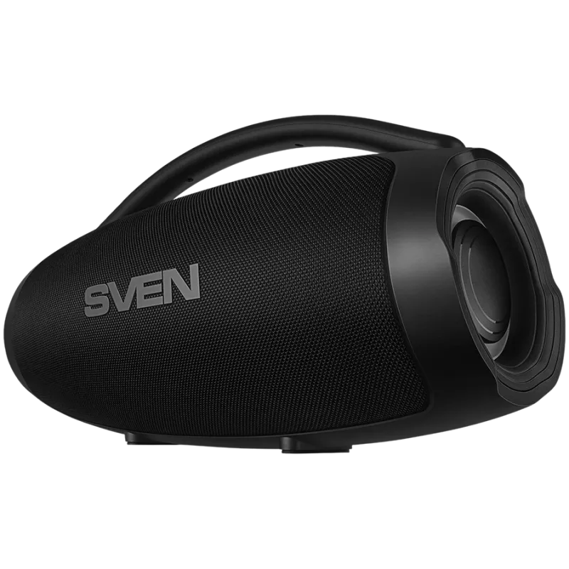 Przenośny głośnik SVEN PS-375, czarny, moc wyjściowa 30+2x15W (RMS), TWS, Bluetooth, USB, bateria litowa