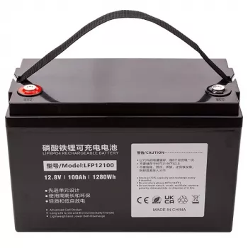 POWER PLANT Bateria LiFePO4 12.8V 100Ah – 1280Wh Deep Cycle z wbudowanym BMS