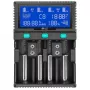 POWER PLANT, LLC AA620173 Inteligentna 4-kanałowa Uniwersalna Ładowarka do Akumulatorów Li-ion, LiFePO4, NiMH, NiCd