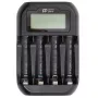 POWER PLANT PP-UN4 4-kanałowa ładowarka LCD do akumulatorów AA/AAA NiMH NiCd