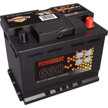 Akumulator samochodowy POWERBAT L2 12V 60Ah AGM Start-Stop