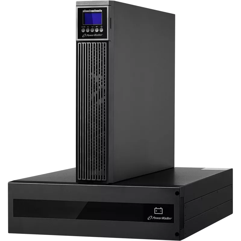 PowerWalker VFI 10000 RTG PF1 Online UPS 10000VA/10000W 5U Rack/Tower LCD z baterią