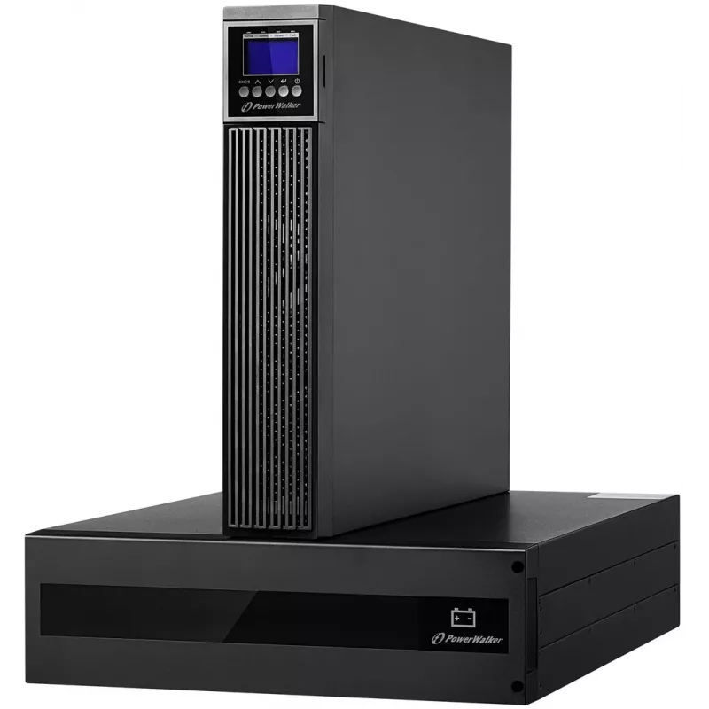 PowerWalker VFI 10000 RTG PF1 Online UPS 10000VA/10000W 5U Rack/Tower LCD z baterią