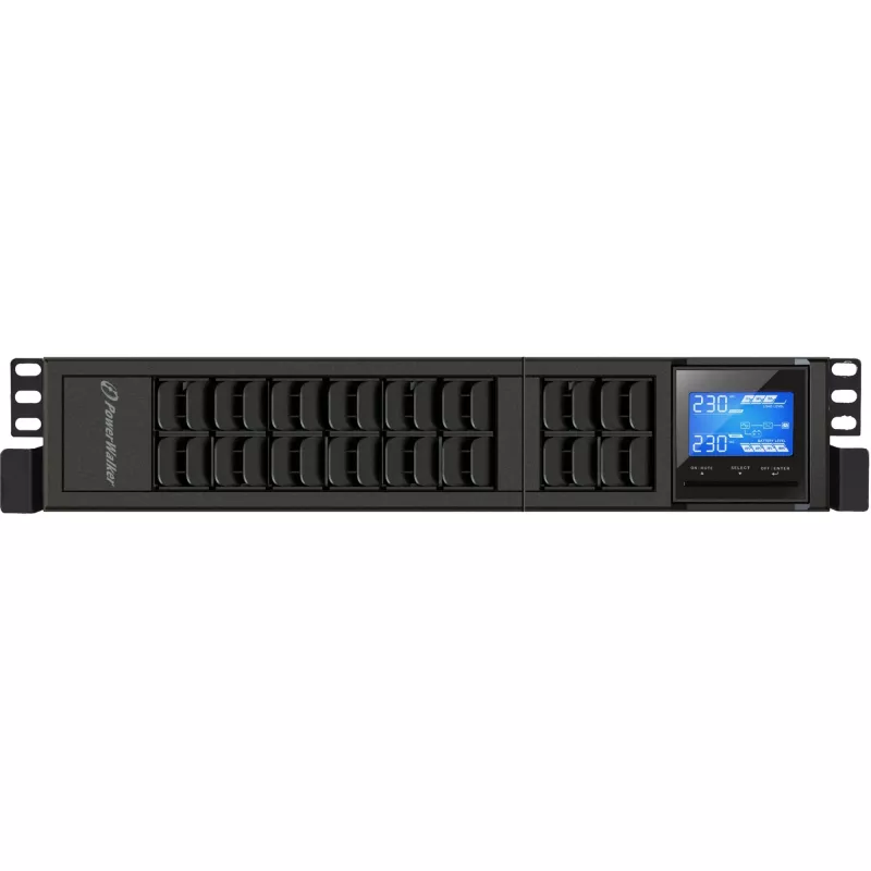 PowerWalker VFI 2000 CRS Zasilacz awaryjny (UPS) z podwójną konwersją (Online), 2 kVA / 1600 W, 4 gniazda AC, Tower