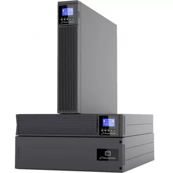 PowerWalker VFI 6000 ICR IoT 6000VA online UPS z podwójną konwersją do montażu w szafie rack/wieży, 3U, 5400W, monitoring IoT