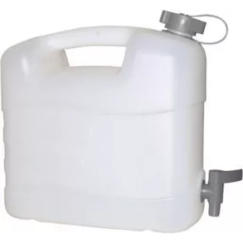 Karnister PRESSOL 20 L HDPE z kranem spustowym, biały, dopuszczony do kontaktu z żywnością 21167