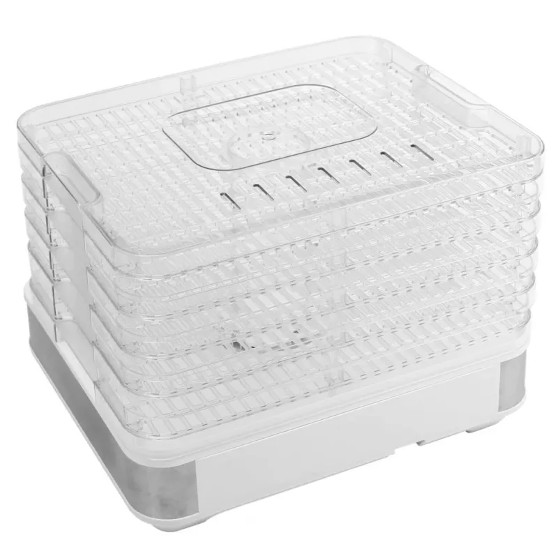 PRIME3 SFD51 Suszarka do żywności Przezroczysta i biała 420 W 5 tac Cyfrowy timer