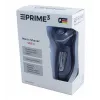 PRIME3 SRS11 Męska golarka rotacyjna z trymerem pop-up, czarno-srebrna