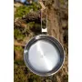 Primus Cookset Campfire Pot Set L - 2-częściowy zestaw garnków kempingowych ze stali nierdzewnej z pokrywką cedzakową, pojemność całkowita 4,8 L