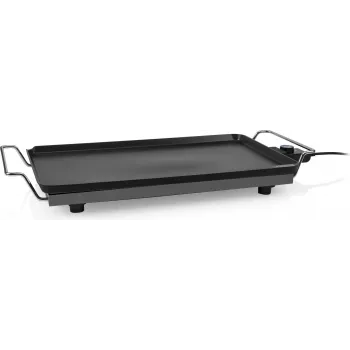 Princess 102325 Table Chef XXL aluminiowa płyta grillowa teppanyaki z powłoką nieprzywierającą dla 8 osób, czarna, 2500 W, 60 x 36 cm 01.102325.01.005