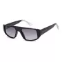 PRIVÉ REVAUX Męskie okulary przeciwsłoneczne Good Vibes S807, kwadratowe, czarna oprawka, szkła dymione, UV400, 55-19-145 mm