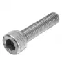Śruba zacisku hulajnogi Pro 6mm M6 x 35mm z łbem gniazdowym sześciokątnym, oksydowana na czarno
