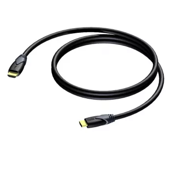 PROCAB CLV100/10 Przewód HDMI High Speed z Ethernetem 10m Czarny 4K 30Hz Pozłacane Wtyki
